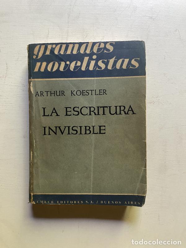 Libros de segunda mano: La escritura invisible - Koestler Arthur - Foto 1