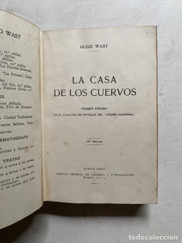 Libros de segunda mano: La casa de los cuervos - Wast Hugo - Foto 1