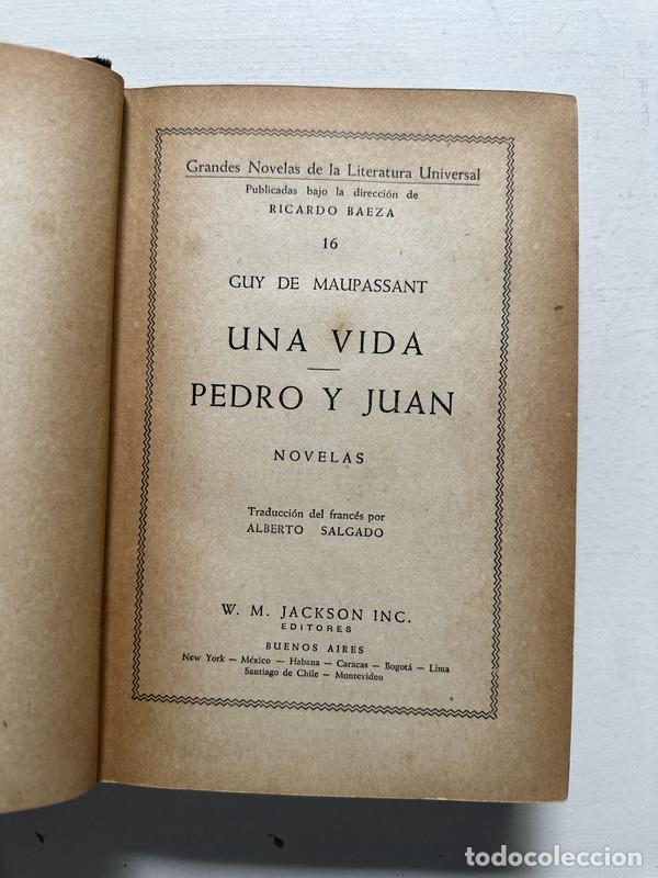 Libros de segunda mano: Una vida � Pedro y Juan - Maupassant Guy de - Foto 1
