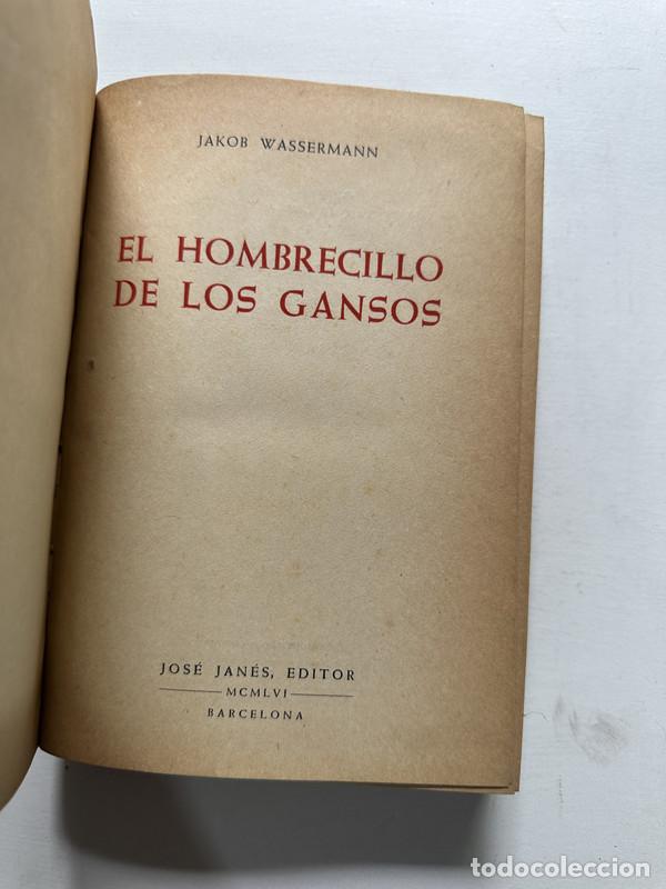 Libros de segunda mano: El hombrecillo de los gansos - Wassermann Jakob - Foto 1