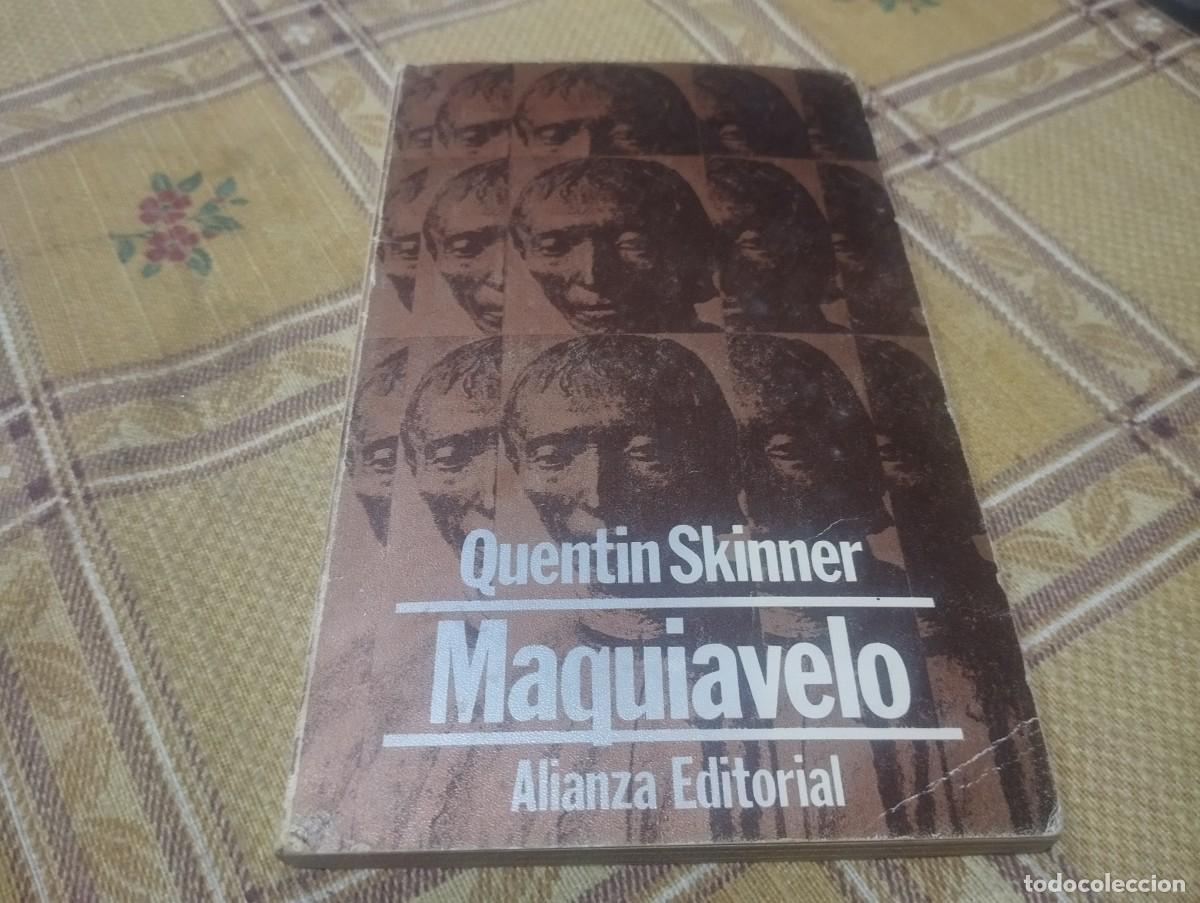 Libros de segunda mano: Maquiavelo - Quentin Skinner. Alianza - Foto 1