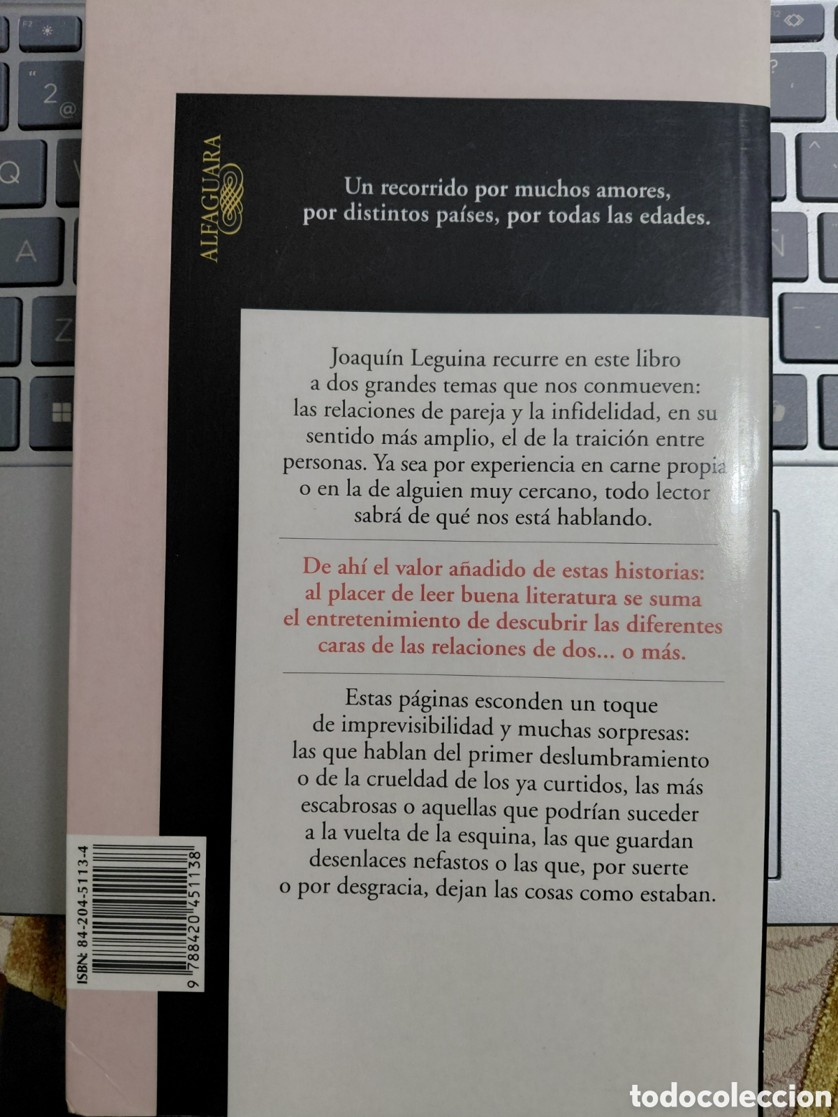Libros de segunda mano: Cuernos, Joaqu&iacute;n Leguina, Alfaguara - Foto 2