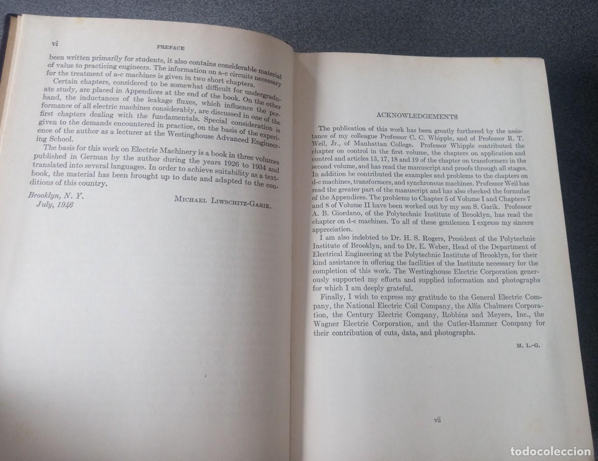 Libros de segunda mano: Electronics And Control Electric Machinery Applied Thermodynamics - Foto 12