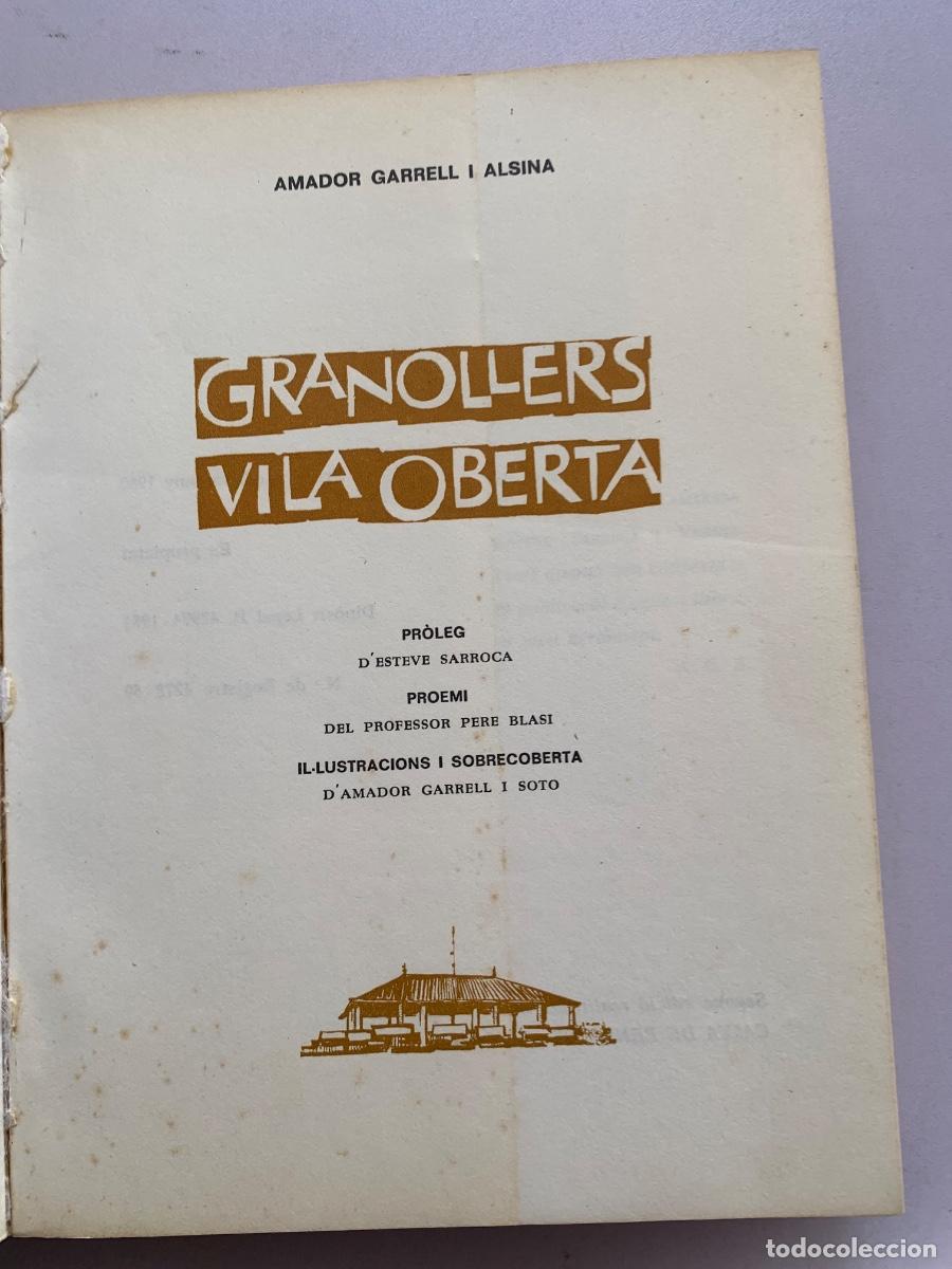 Libros de segunda mano: Granollers. Vila Oberta (bols, 1) - Foto 3