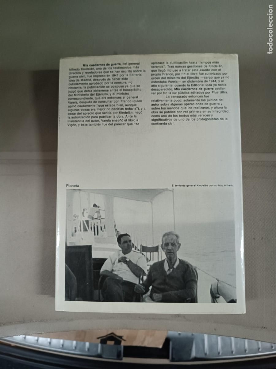 Libros de segunda mano: Mis cuadernos de Guerra - Alfredo Kindel&aacute;n. Planeta - Foto 2