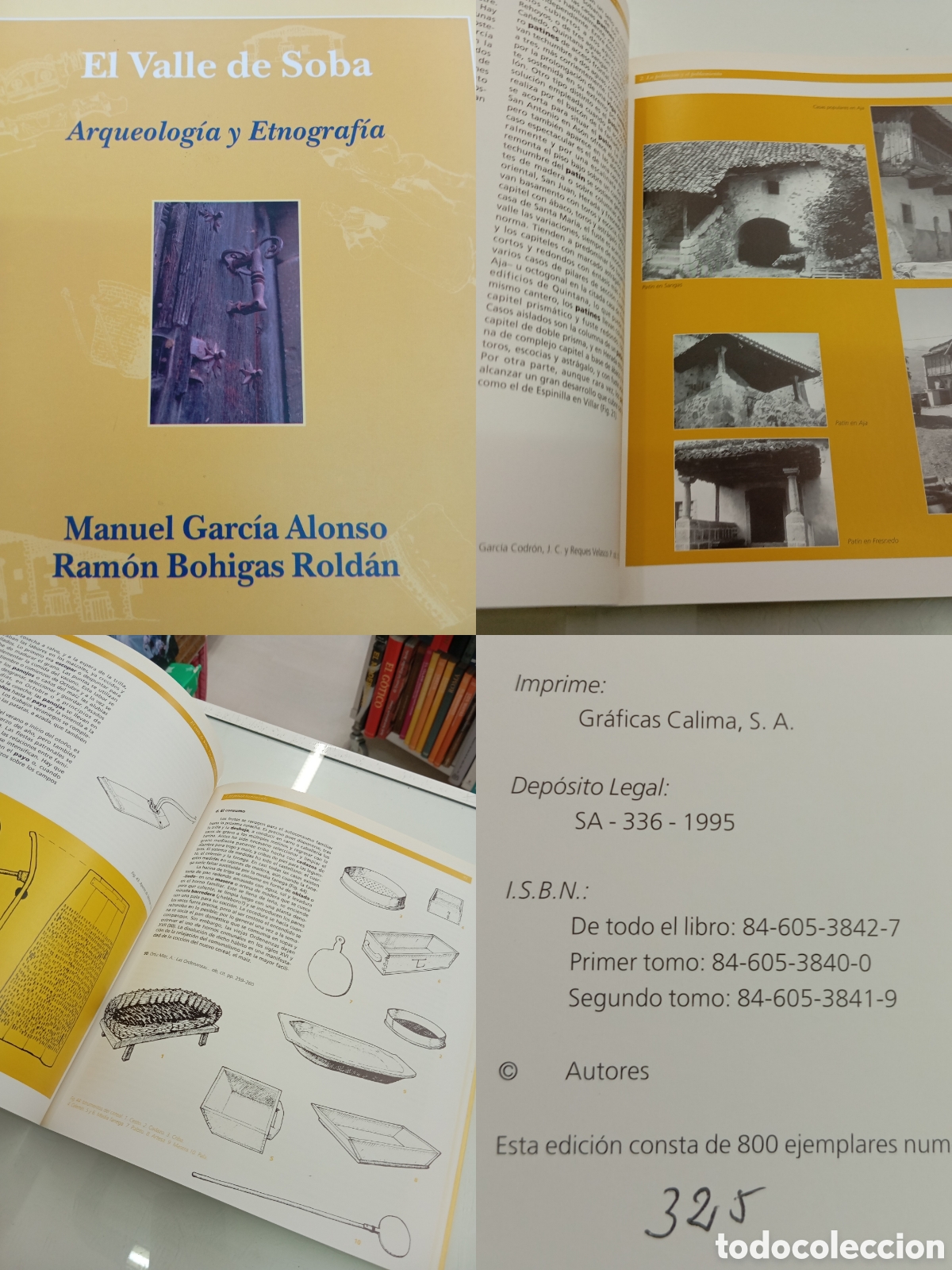 Libros de segunda mano: El Valle de Soba Arqueolog&iacute;a y Etnograf&iacute;a M. Garc&iacute;a Alonso R. Bohigas Rold&aacute;n CANTABRIA ASON RARO