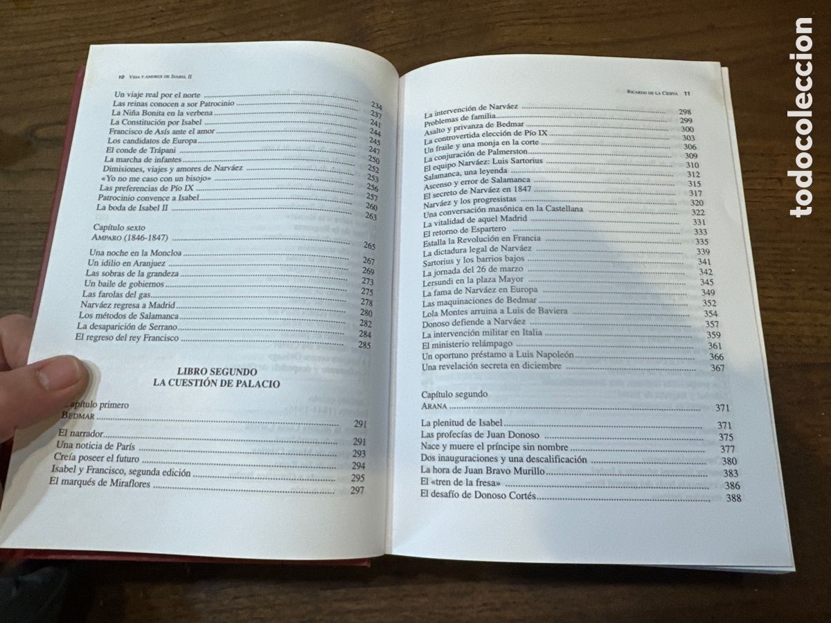 Libros de segunda mano: VIDA Y AMORES DE ISABEL II (EL TRIANGULO) - Ricardo de la Cierva - Foto 6