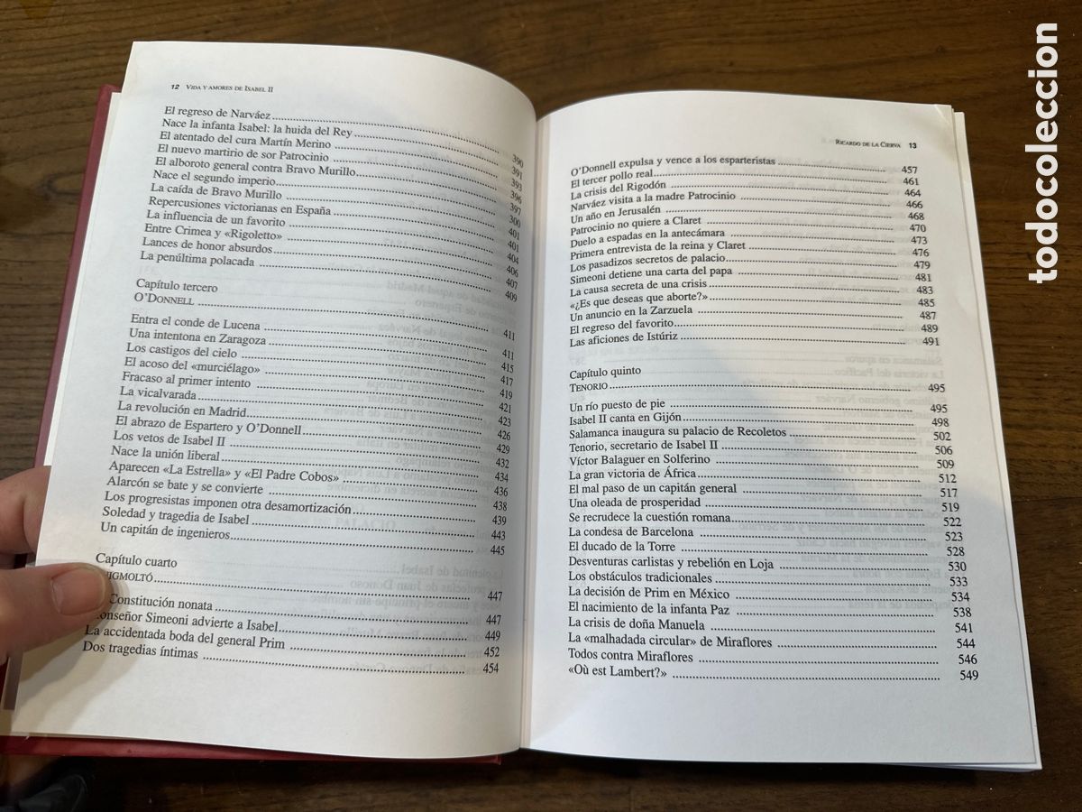 Libros de segunda mano: VIDA Y AMORES DE ISABEL II (EL TRIANGULO) - Ricardo de la Cierva - Foto 7