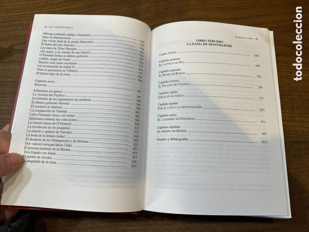 Libros de segunda mano: VIDA Y AMORES DE ISABEL II (EL TRIANGULO) - Ricardo de la Cierva - Foto 8