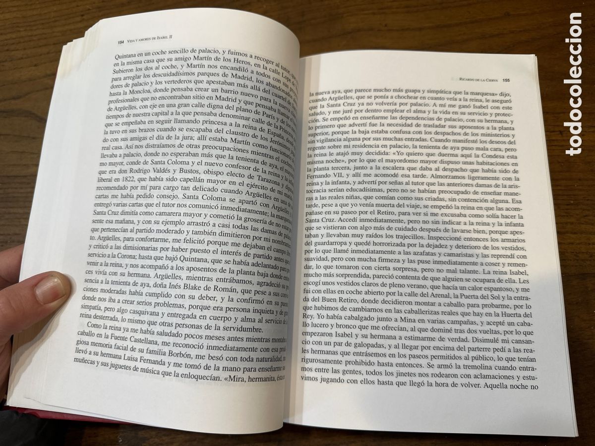 Libros de segunda mano: VIDA Y AMORES DE ISABEL II (EL TRIANGULO) - Ricardo de la Cierva - Foto 10