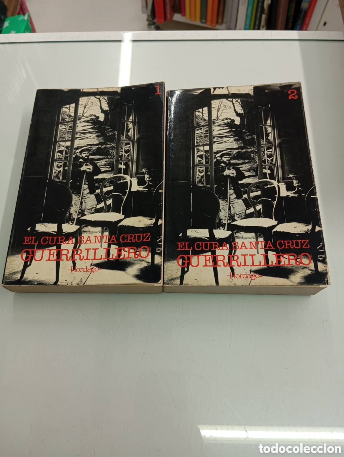 Libros de segunda mano: El cura Santa Cruz Guerrillero 2 Vols Juan Olazabal Ramery Ed. Hordago CARLISMO JESUITA PAIS VASCO