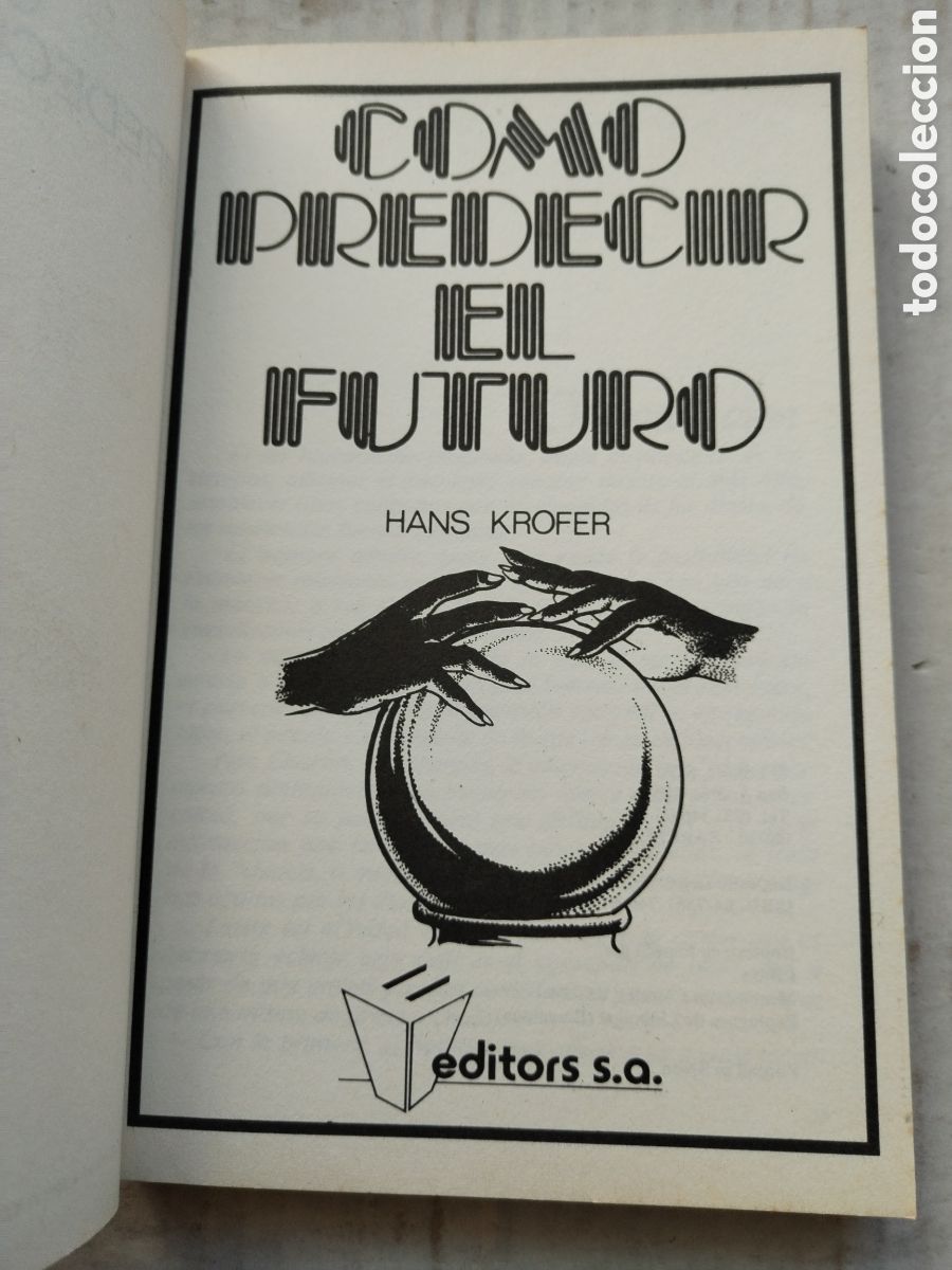 Libros de segunda mano: COMO PREDECIR EL FUTURO - Foto 2