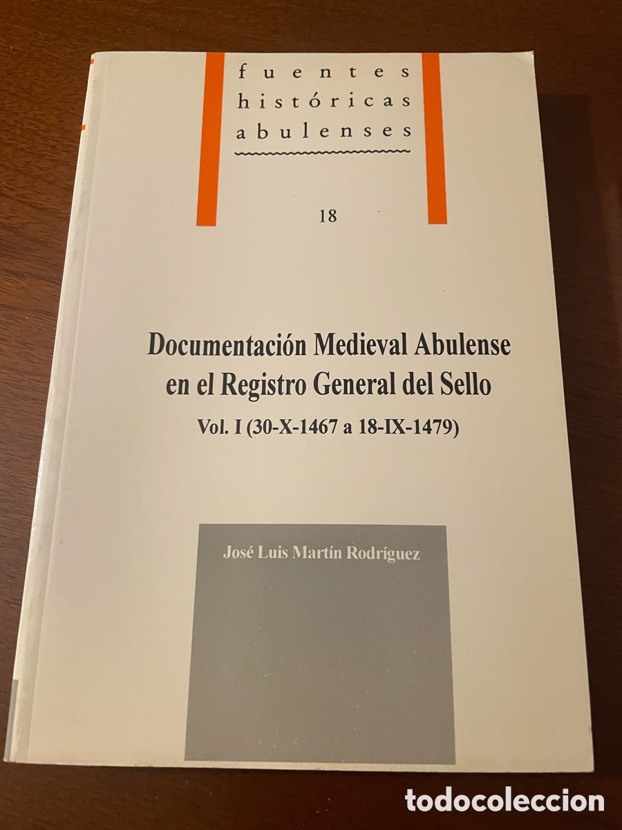 Libros de segunda mano: Documentaci&oacute;n Medieval Abulense en el Registro General del Sello 4 tomos - Foto 1