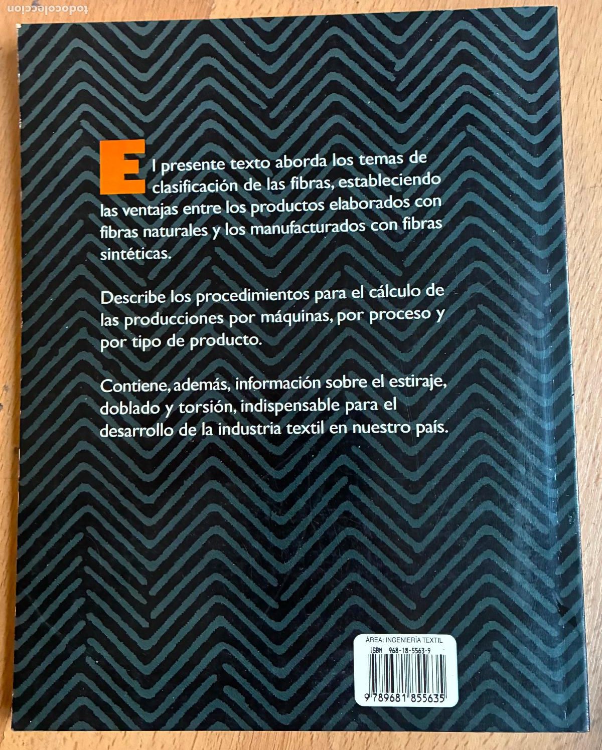 Libros de segunda mano: &uml;TEORIA DE LOS HILADOS, Esparza, - Foto 2