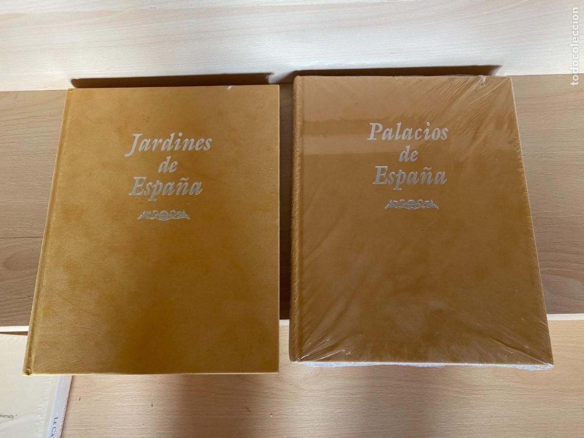 Libros de segunda mano: Los jardines y los palacios mas bellos de espa&ntilde;a, 2 vol, Cultural S.A.Ed MMX, nuevos