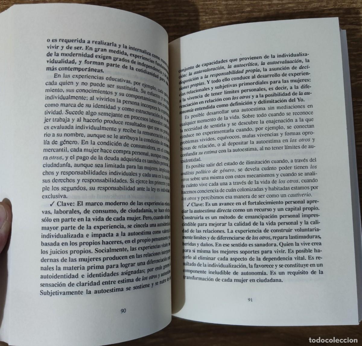 Libros de segunda mano: Libro - Claves feministas (2000) Marcela Lagarde y de los R&iacute;os - Foto 6