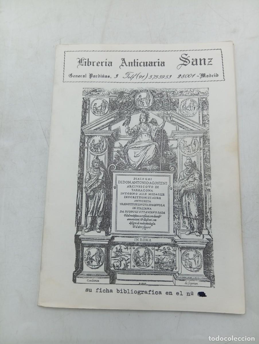 Gebrauchte B&uuml;cher: CATALOGO. LIBRERIA ANTICUARIA SANZ. ABRIL-MAYO, 1990. PAGS : 52.
