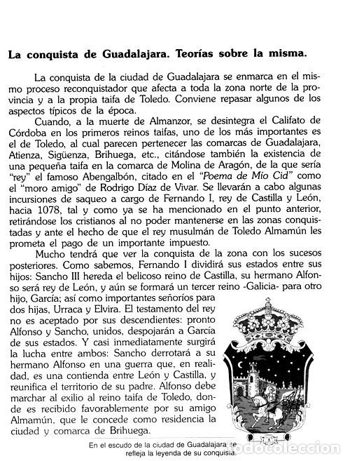 Libros de segunda mano: HISTORIA DE GUADALAJARA. ANTONIO ORTIZ. - Foto 7