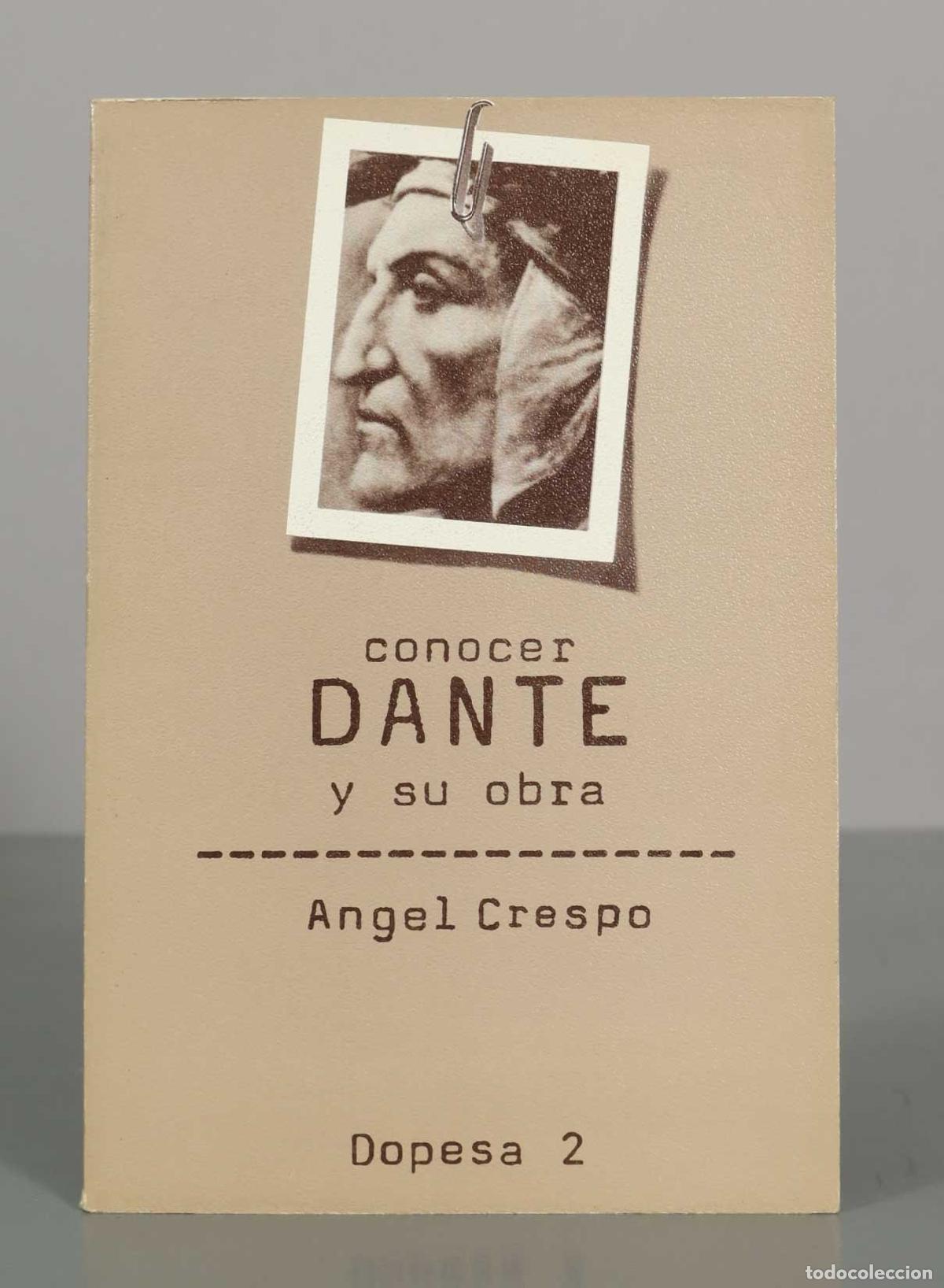 Libros de segunda mano: Conocer Dante y su obra - Angel Crespo - Foto 1