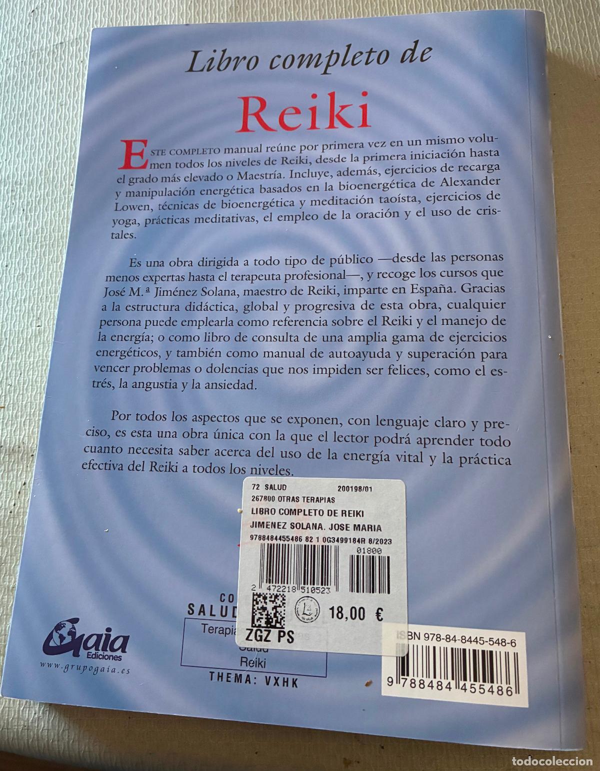 Libros de segunda mano: LIBRO COMPLETO DE REIKI , Jos&eacute; maria Jim&eacute;nez Solana - Foto 2