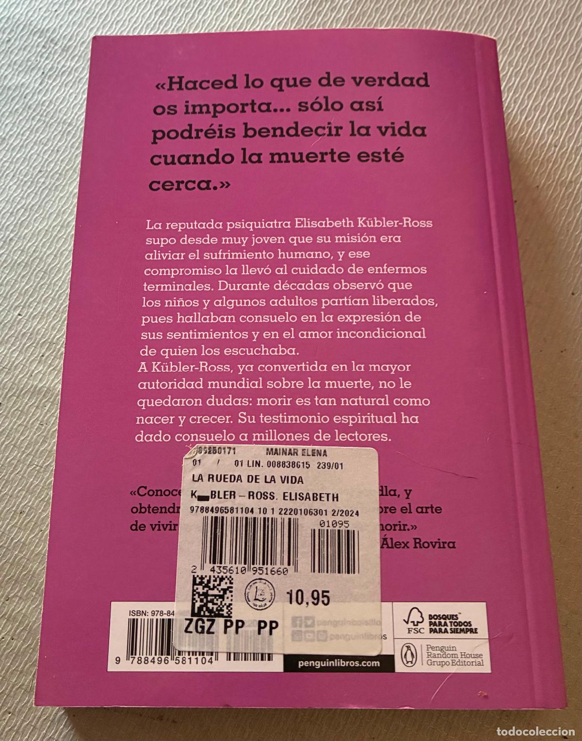Libros de segunda mano: LA RUEDA DE LA VIDA Elisabeth Kubler-Ross - Foto 2