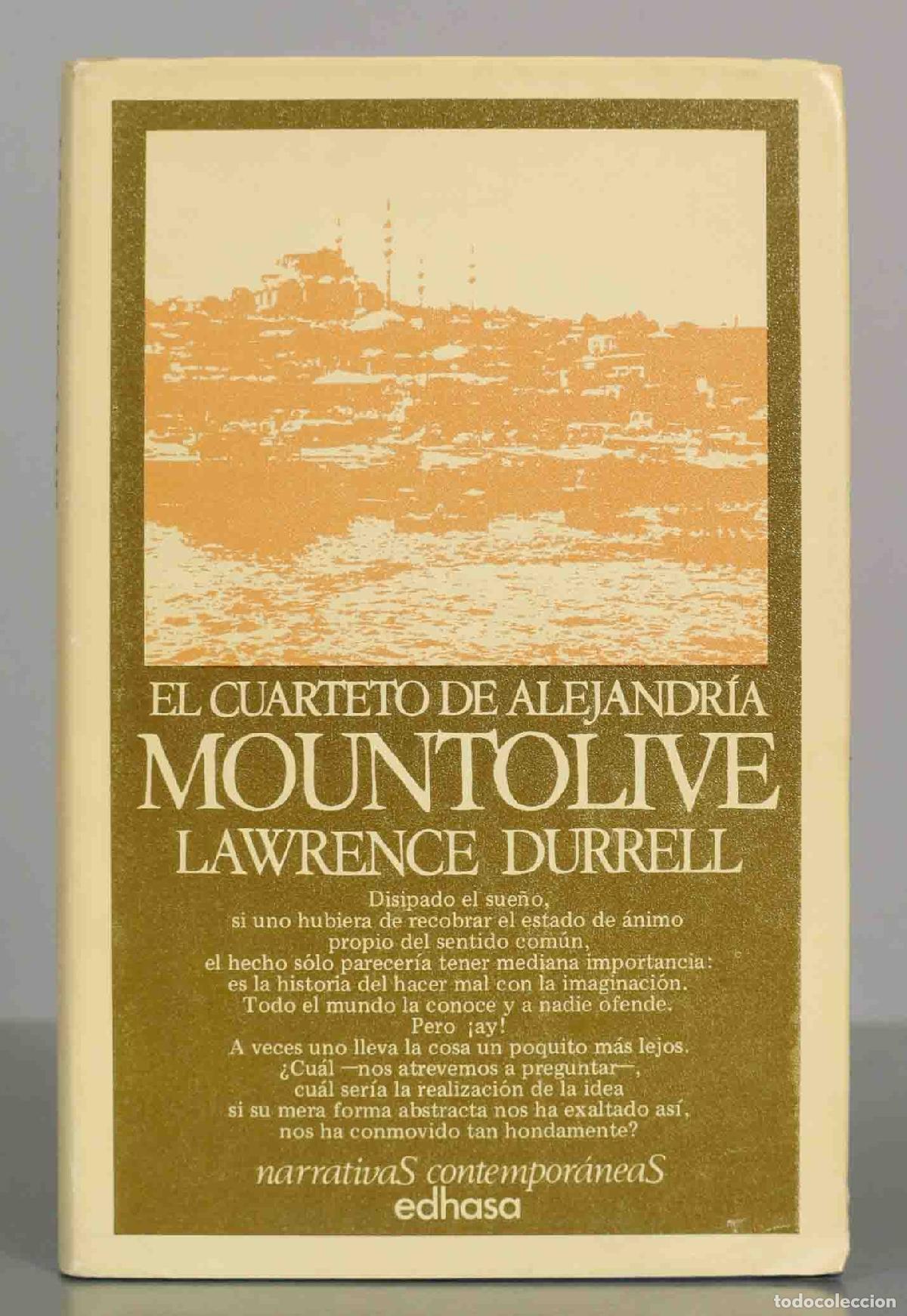 Libros de segunda mano: El Cuarteto de Alejandr&iacute;a: Mountolive - Lawrence Durrell - Edhasa - Foto 1