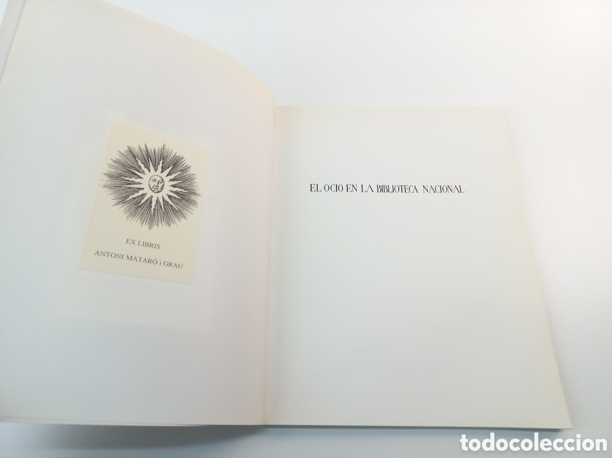 Libros de segunda mano: El Ocio en La Biblioteca Nacional. - Foto 5