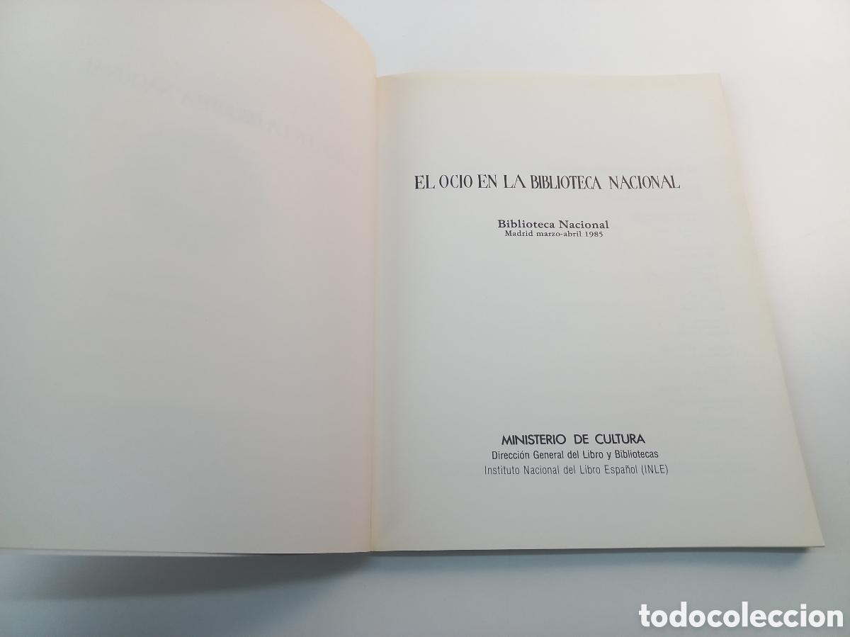 Libros de segunda mano: El Ocio en La Biblioteca Nacional. - Foto 6