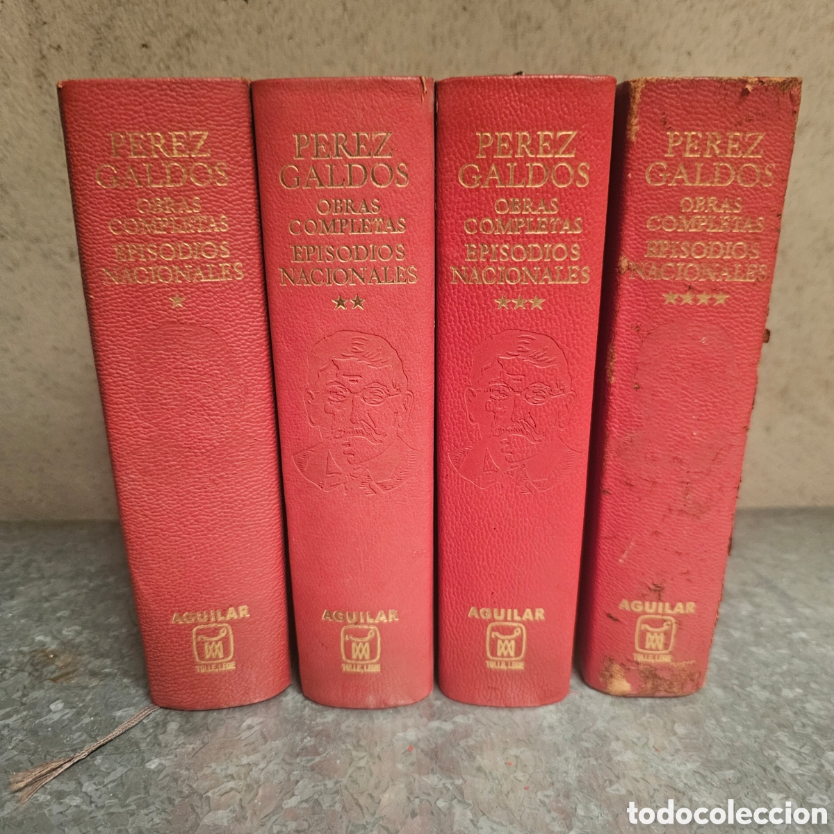 Libros de segunda mano: P&Eacute;REZ GALD&Oacute;S OBRAS COMPLETAS EPISODIOS NACIONALES 4 TOMOS