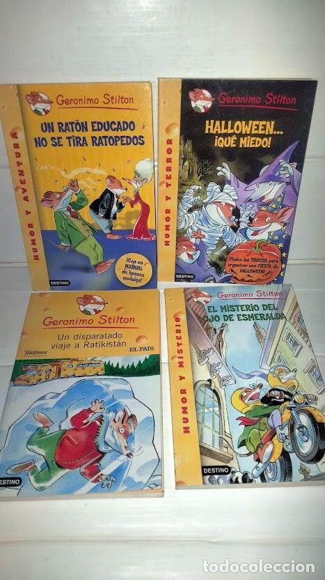 Libros de segunda mano: Geronimo Stilton - Ediciones Destino 4 libros tapas blandas - Foto 1