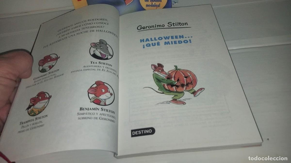 Libros de segunda mano: Geronimo Stilton - Ediciones Destino 4 libros tapas blandas - Foto 11