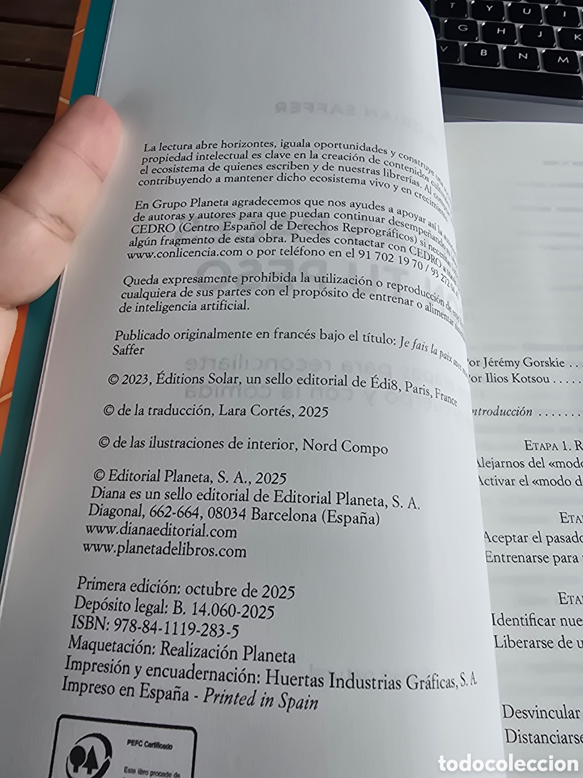 Libros de segunda mano: Haz las paces con tu peso Saffer, Florian DIANA EDITORIAL 2025 Autoayuda - Foto 3