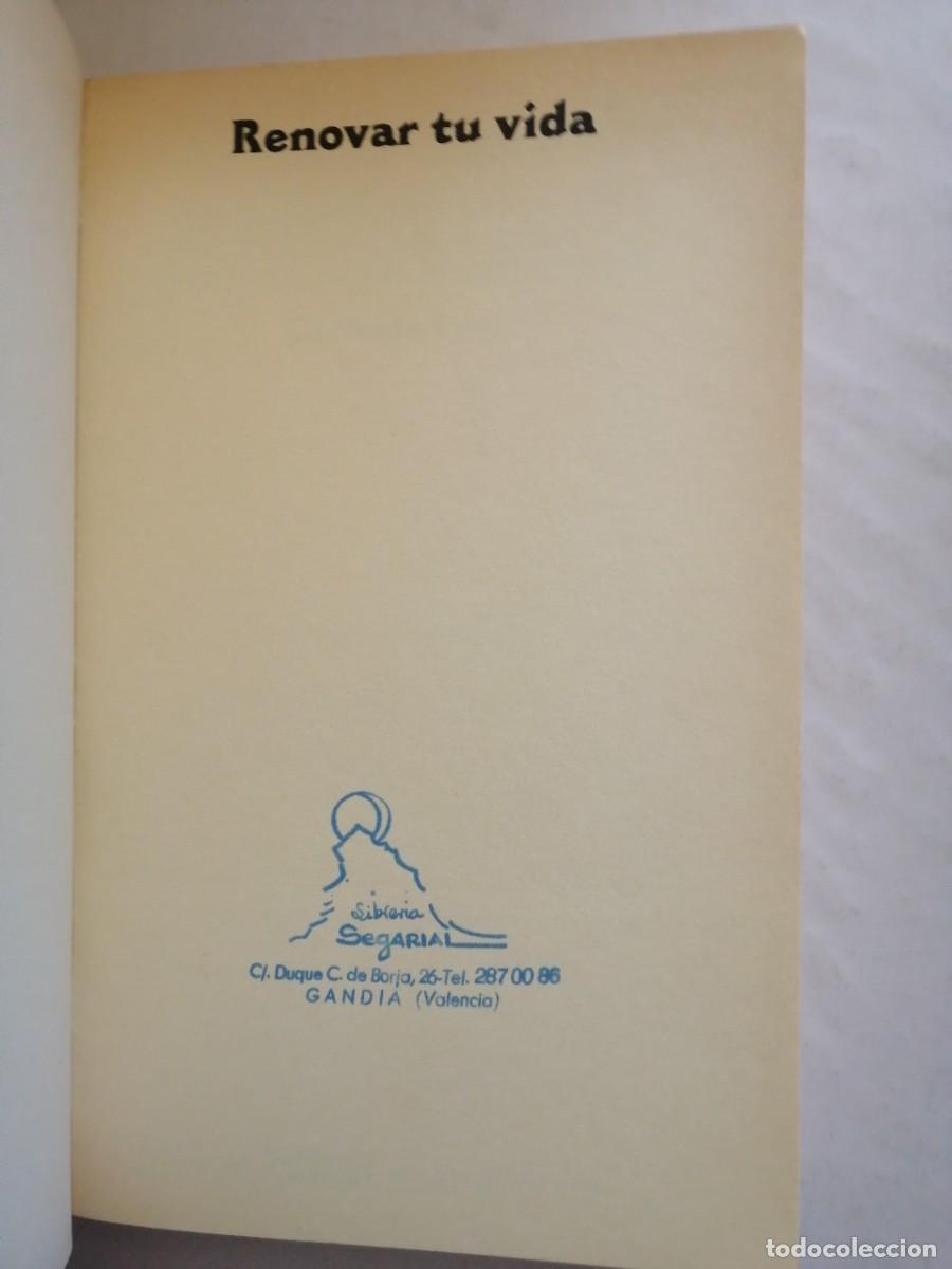 Libros de segunda mano: Renovar tu vida, Carmela Par&iacute;s - Foto 2