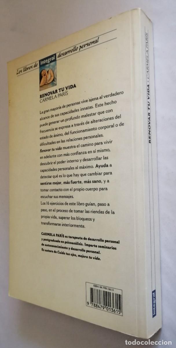Libros de segunda mano: Renovar tu vida, Carmela Par&iacute;s - Foto 10