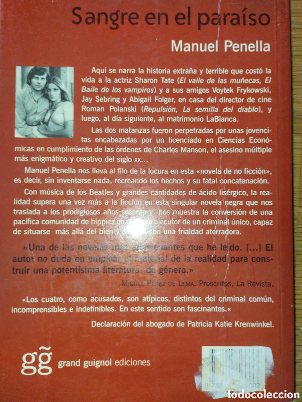 Libros de segunda mano: SANGRE EN EL PARA&Iacute;SO, PENELLA, MANUEL - Foto 2