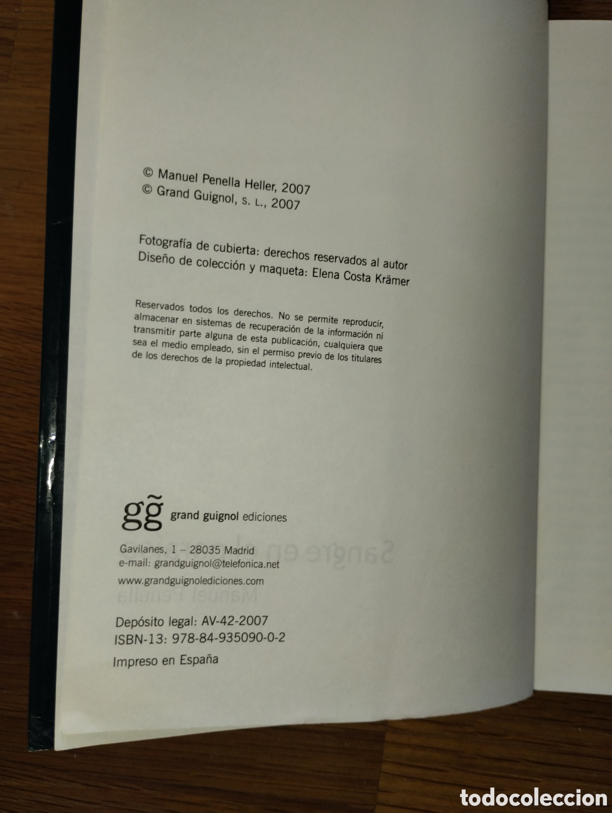 Libros de segunda mano: SANGRE EN EL PARA&Iacute;SO, PENELLA, MANUEL - Foto 5