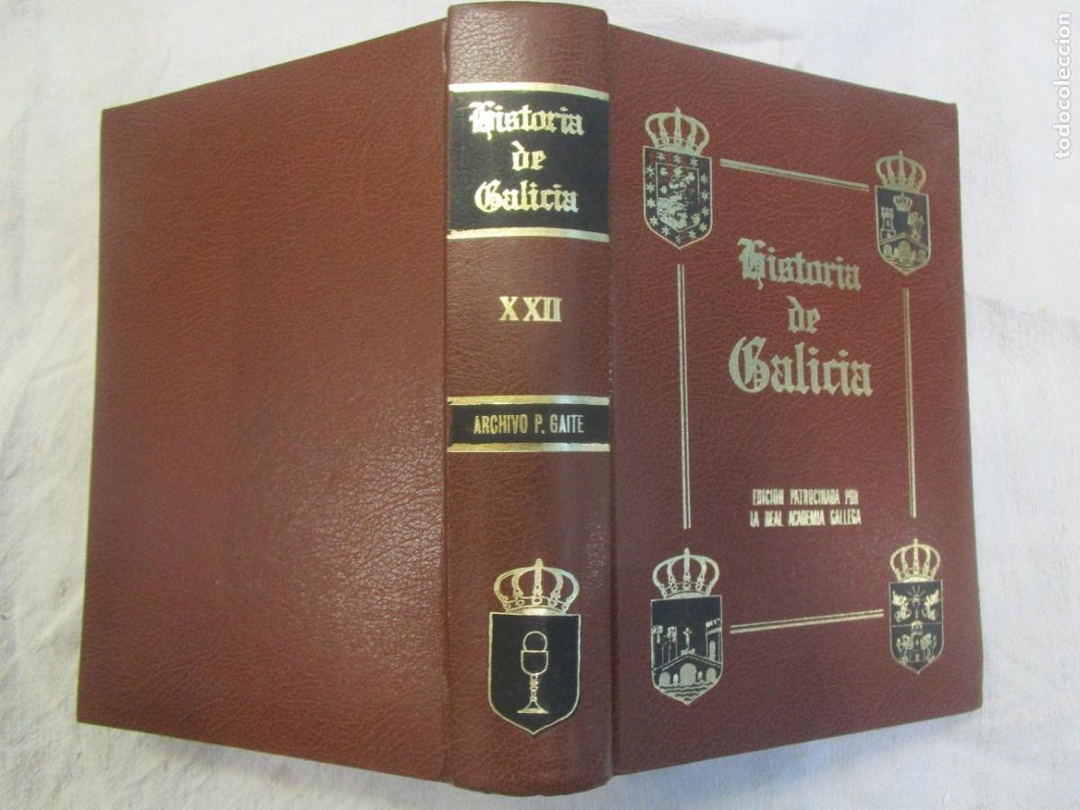 Second hand books: LA CORU&Ntilde;A FOTOGRAFIA - HISTORIA DE GALICIA VOL XXII - ARCHIVO PADRE GAITE - RAG -1983, 584 FOTOS.