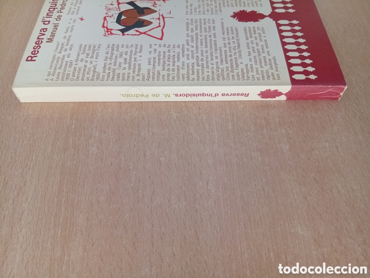 Libros de segunda mano: RESERVA DINQUISIDORS. Manuel de Pedrolo - Foto 6