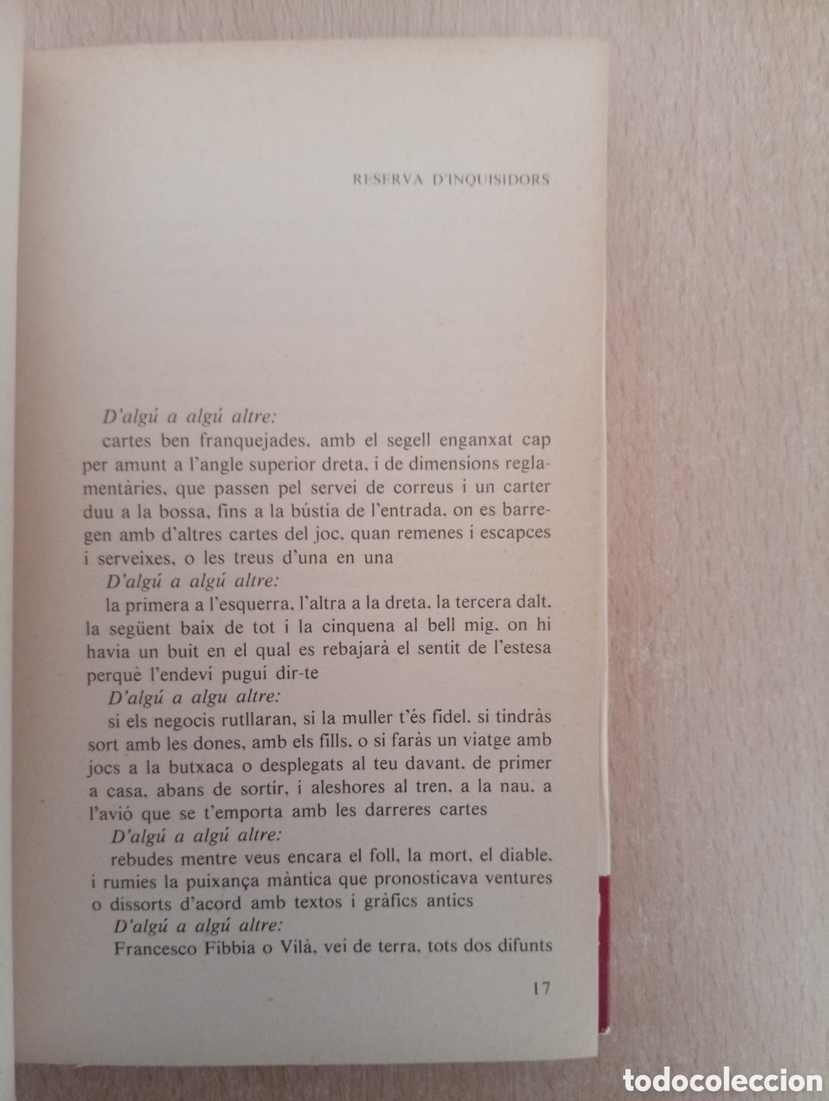 Libros de segunda mano: RESERVA DINQUISIDORS. Manuel de Pedrolo - Foto 13