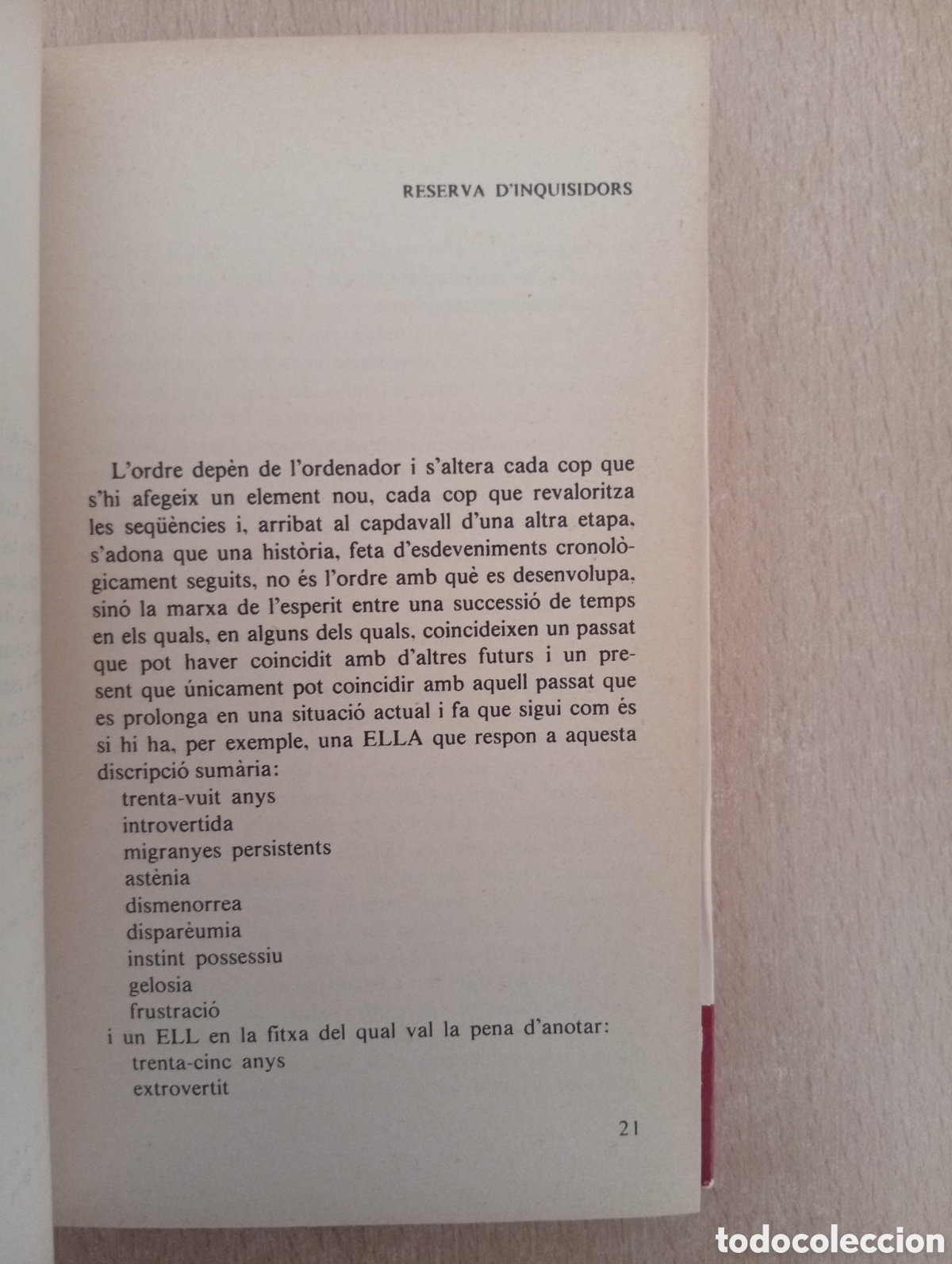 Libros de segunda mano: RESERVA DINQUISIDORS. Manuel de Pedrolo - Foto 15