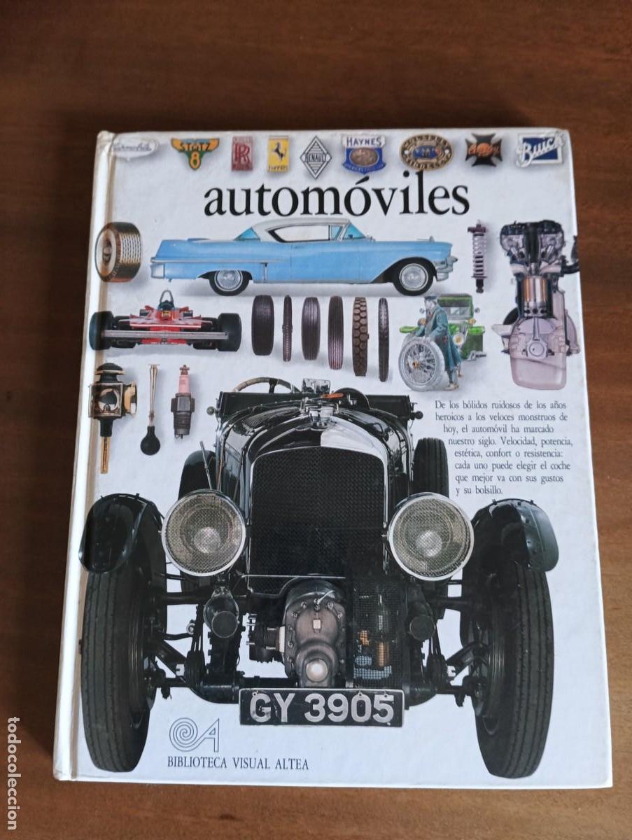 Libros de segunda mano: AUTOMOVILES / BIBLIOTECA VISUAL ALTEA. - Foto 1