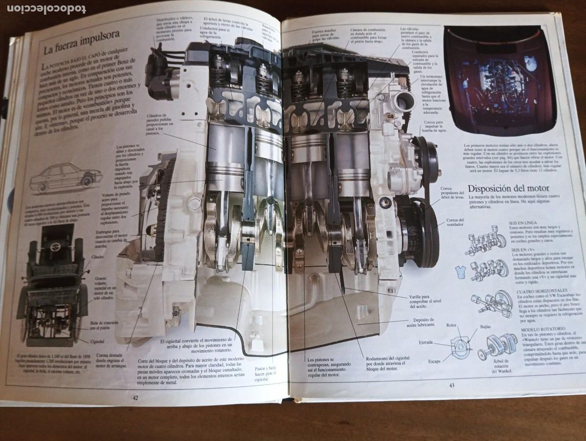 Libros de segunda mano: AUTOMOVILES / BIBLIOTECA VISUAL ALTEA. - Foto 7