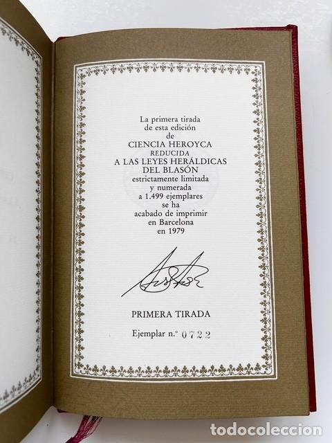 Libros de segunda mano: CIENCIA HEROYCA &ndash; Marqu&eacute;s de Avil&eacute;s (Edici&oacute;n facs&iacute;mil numerada, 1979, 2 tomos) - Foto 14