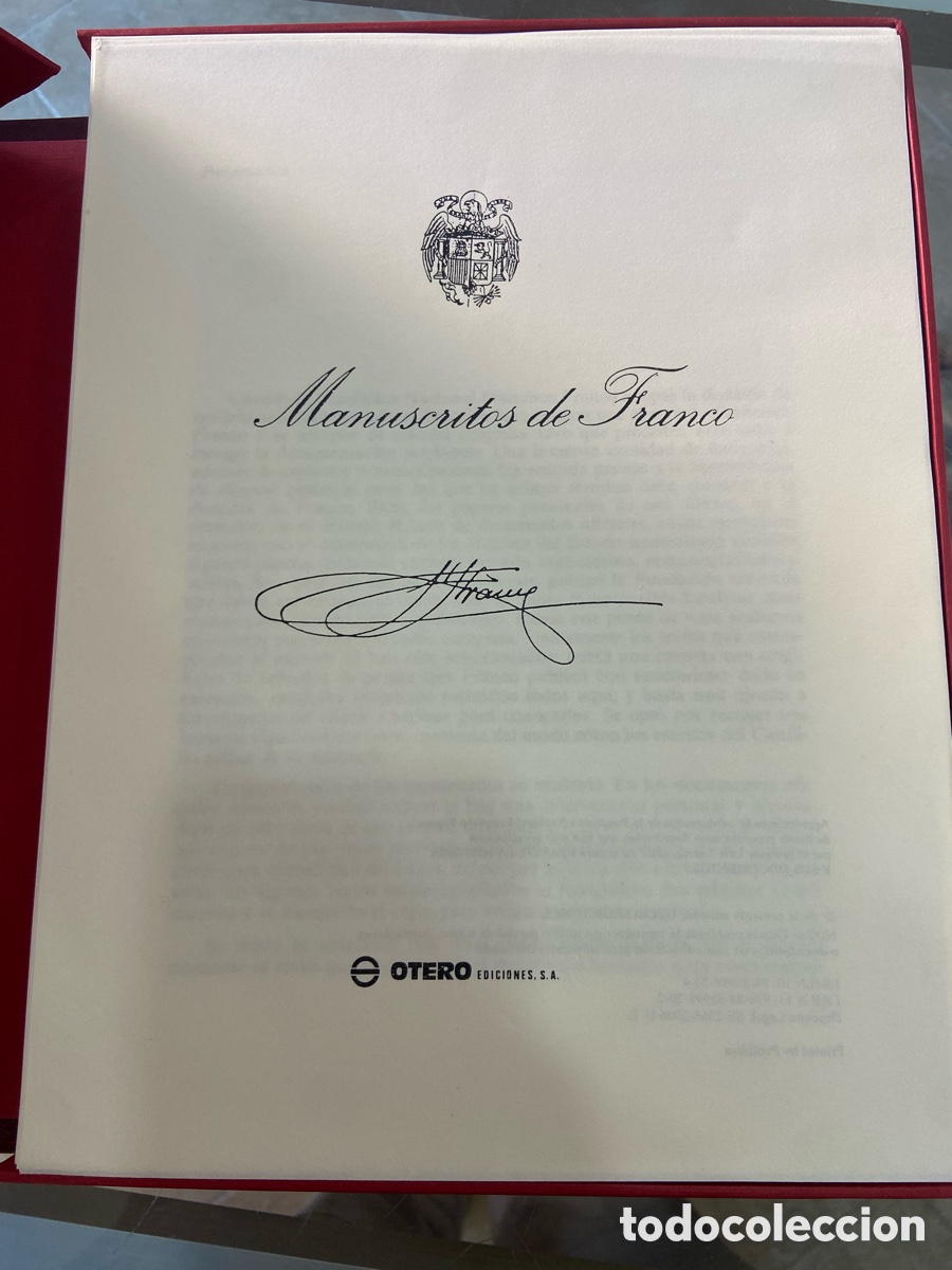 Libros de segunda mano: Manuscritos de Franco Libro - Foto 2