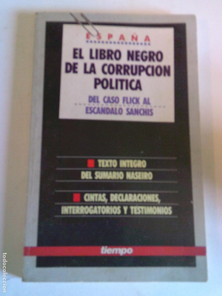Libros de segunda mano: El libro negro de la corrupci&oacute;n pol&iacute;tica Tiempo