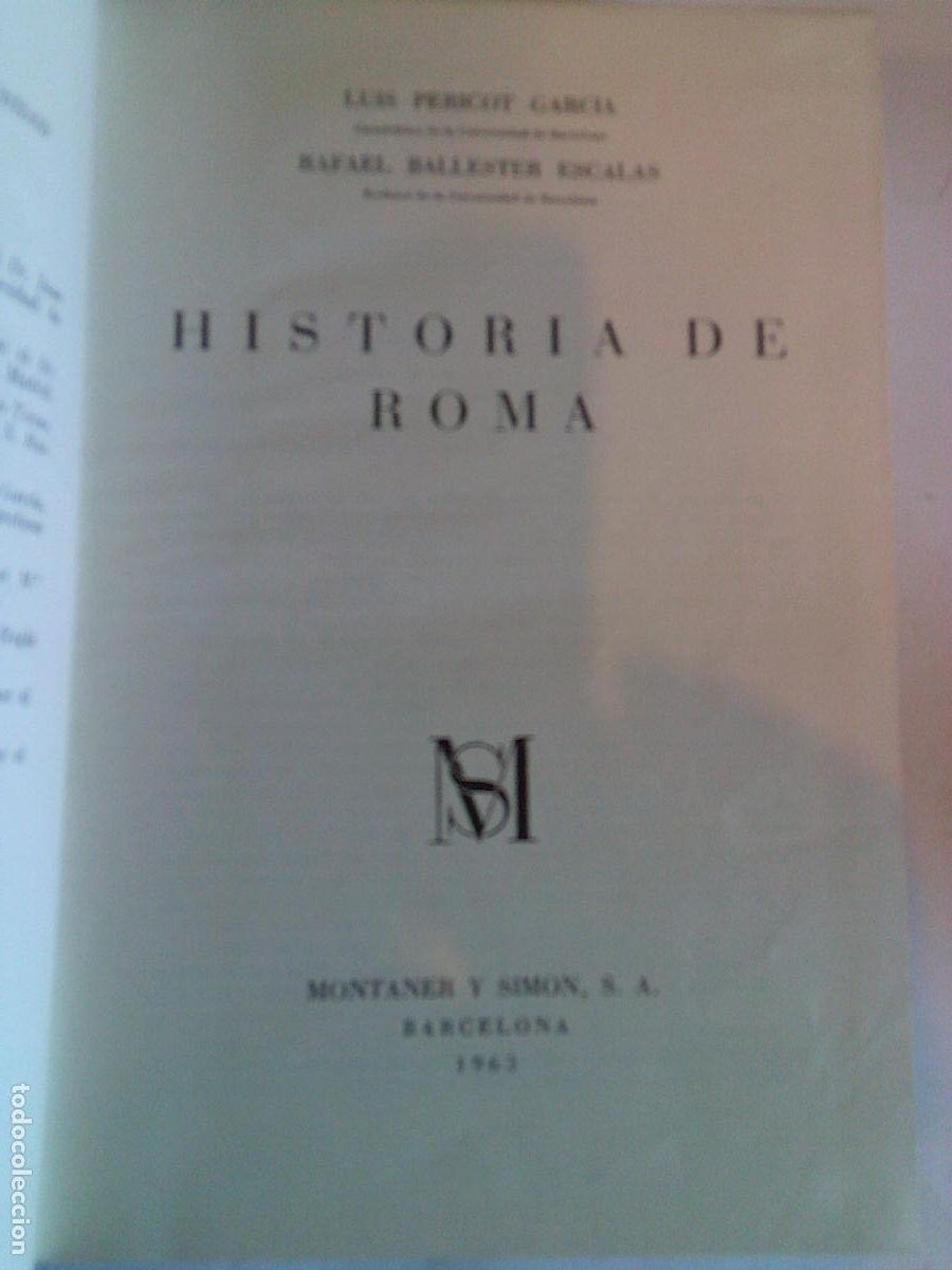 Libros de segunda mano: Historia de Roma Montaner y Simon S.A. - Foto 3
