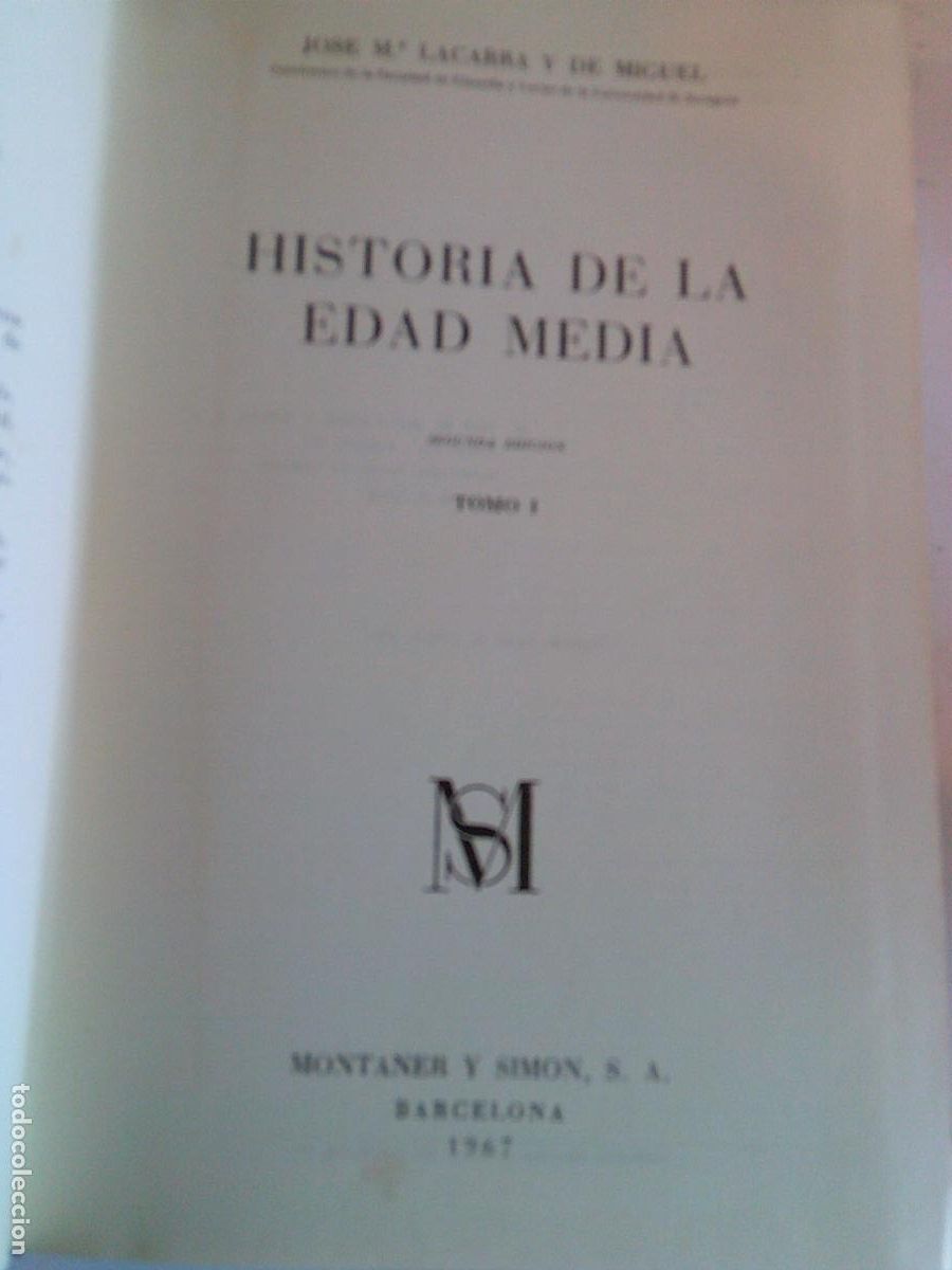 Libros de segunda mano: Historia de la Edad Media Dos tomos Montaner y Simon S.A. - Foto 3