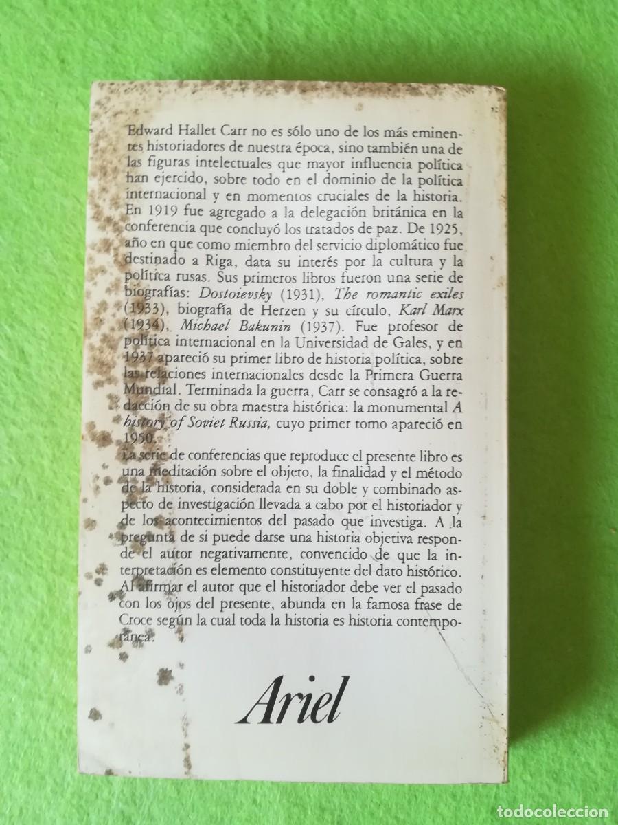 Libros de segunda mano: &iquest;Qu&eacute; es la historia? Carr Ariel 1983 - Foto 2