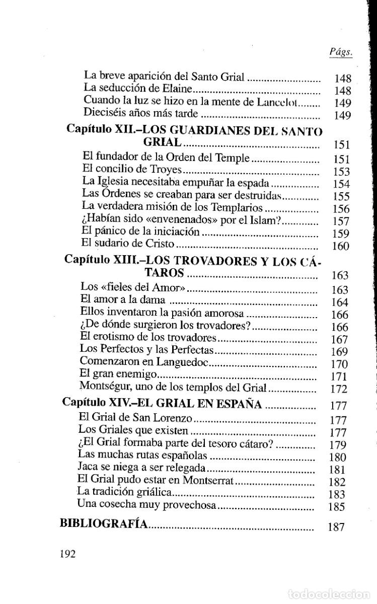Libros de segunda mano: EL SANTO GRIAL - CARTER SCOTT - EDIMAT LIBROS, S.A., 1998. - Foto 4