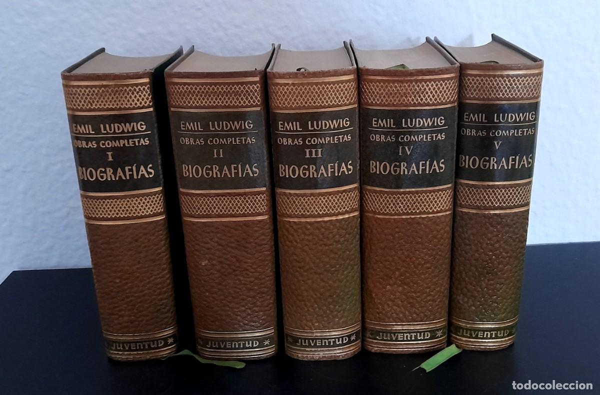 Libros de segunda mano: EMIL LUDWIG OBRAS COMPLETAS BIOGRAF&Iacute;AS